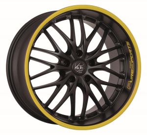 BARRACUDA VOLTEC T6 PureSports / Color Trim gelb Wheel 8x18 - 18 inch 5x112 bolt circle