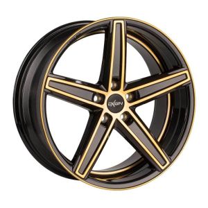 Oxigin 18 Concave gold polish Wheel 8,5x18 - 18 inch 5x100 bold circle