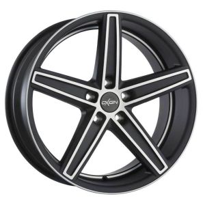 Oxigin 18 Concave black full polish Wheel 9x21 - 21 inch 5x108 bold circle