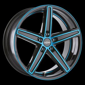 Oxigin 18 Concave light blue polish Wheel 10,5x21 - 21 inch 5x120 bold circle