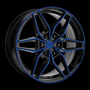 Oxigin 24 Oxroad blue polish Wheel 9x20 - 20 inch 6x114,3 bold circle