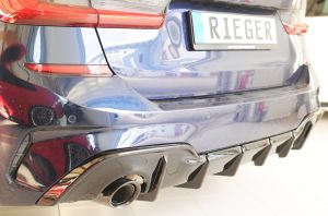 Rieger rear skirt insert SG (without hitch) fits for BMW G20/21