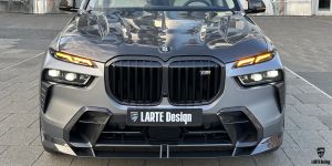 Larte front bumper  2-pcs. Inserts upper part fits for BMW X7 G07