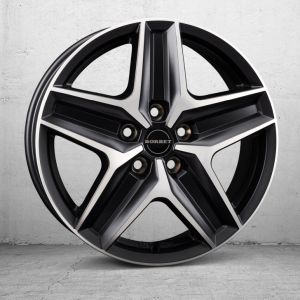 Borbet CWZ black polished matt Wheel 7,5x18 inch 5x118 bolt circle