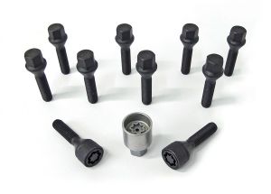 H&R Taper-head screw 60° M12x1,5 x 35 black