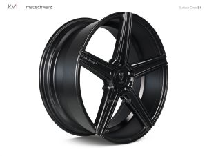 MB Design KV1S DC black mat Wheel 9,5x21 - 21 inch 5x120 bolt circle