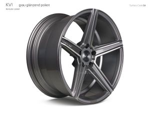 MB Design KV1 grey shiny polished Wheel 9.5x19 - 19 inch 5x100 bolt circle