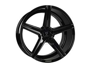 MB Design KV1 glossy black Wheel 8.5x19 - 19 inch 5x100 bolt circle