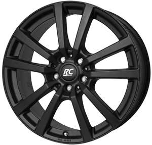 RC RC25 black clear Matt (SKM) Wheel 7,5x17 - 17 inch 5x120 bolt circle