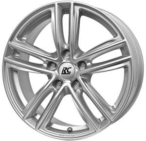 RC 27 silver Wheel 7x17 - 17 inch 5x110 bolt circle