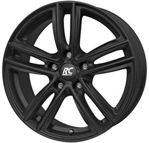 RC 27 black matt Wheel 7x17 - 17 inch 5x114,3 bolt circle