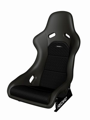 RECARO Classic Pole Position leather Würfelcord Leather black cube cord standard equipment + seat shell made of glass fiber reinforced plastic (GRP) + weight approx. 7.0 kg (without adapter and console) + ABE parts certificate * + belt feed-through for 4-