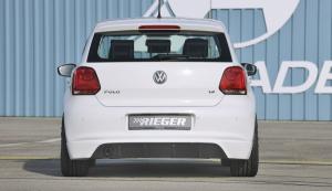 Rieger rear apron for series rear muffler left  fits for VW Polo 6R