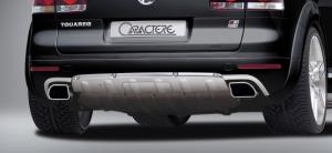 Caractere rear apron for cars with tow bar  fits for VW Touareg