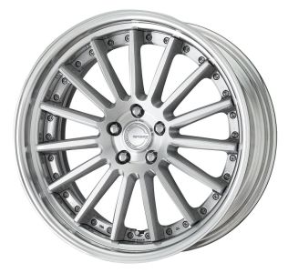 Work Wheels Gnosis GR201 silver Wheel 9.5x19 - 19 inch 5x108 bold circle
