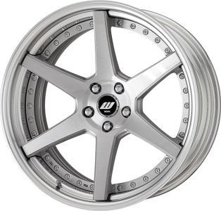 Work Wheels Zeast ST1 silver Wheel 9.5x18 - 18 inch 5x120 bold circle