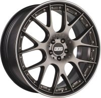 BBS CH-RII platinum/schwarz Wheel 10,5x22 - 22 inch 5x120 bolt circle