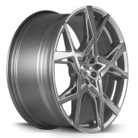 BARRACUDA PROJECT X Silver-brushed-Surface Wheel 10x22 - 22 inch 5x114,3 bolt circle