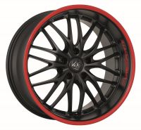 BARRACUDA VOLTEC T6 Mattblack Puresports / Color Trim rot Wheel 8x17 - 17 inch 5x100 bolt circle
