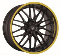 BARRACUDA VOLTEC T6 Mattblack Puresports / Color Trim gelb Wheel 8x19 - 19 inch 5x120 bolt circle