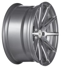 BARRACUDA PROJECT 2.0 silver brushed Wheel 8,5x19 - 19 inch 5x120 bolt circle