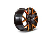 BARRACUDA TZUNAMEE EVO Black gloss Flashorange Wheel 9x20 - 20 inch 5x112 bolt circle