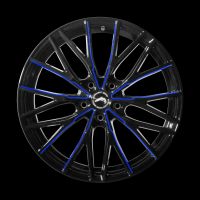 BARRACUDA PROJECT 3.0 Black gloss Flashblue Wheel 8,5x19 - 19 inch 5x120 bolt circle