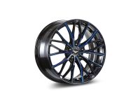 BARRACUDA PROJECT 3.0 Black gloss Flashblue Wheel 10x20 - 20 inch 5x110 bolt circle
