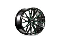 BARRACUDA PROJECT 3.0 Black gloss flashgreen Wheel 8,5x18 - 18 inch 5x114,3 bolt circle
