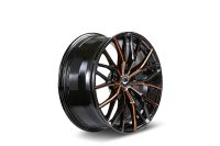 BARRACUDA PROJECT 3.0 Black gloss Flashorange Wheel 8,5x19 - 19 inch 5x115 bolt circle