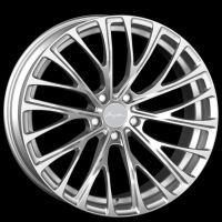Breyton Topas Hyper silver undercut Wheel 10,0 X 22 - 22 inch 5x112 bold circle