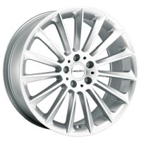 Carmani 17 Fritz white silver Wheel 10,5x21 - 21 inch 5x130 bold circle