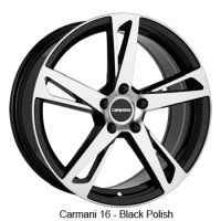 Carmani 16 Anton black polish Wheel 8x18 - 18 inch 5x112 bold circle