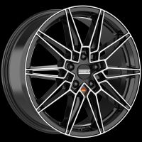 Fondmetal Thoe glossy black machined Wheel 8x20 - 20 inch 5x114,3 bold circle
