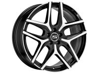 MSW 40 GLOSS BLACK F. POL. Wheel 11x20 - 20 inch 5x120 bold circle