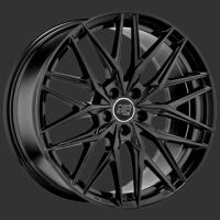 MSW 50 GLOSS BLACK Wheel 9x22 - 22 inch 5x108 bold circle