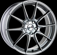 MoTec Ultralight Light Grey Wheel 7x17 - 17 inch 5x110 bolt circle