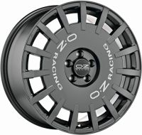 OZ RALLY RACING Dark Graphite with silver letters. Wheel 8x19 - 19 inch 5x100 bold circle