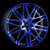 Oxigin 14 Oxrock blue polish Wheel 7,5x17 - 17 inch 5x100 bold circle
