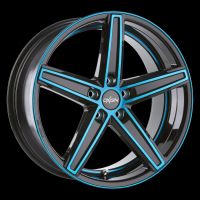 Oxigin 18 Concave light blue polish Wheel 10,5x20 - 20 inch 5x130 bold circle
