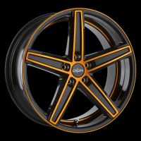Oxigin 18 Concave orange polish Wheel 8,5x18 - 18 inch 5x105 bold circle
