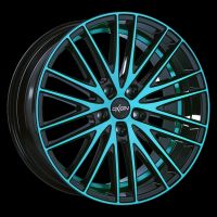 Oxigin 19 Oxspoke light blue polish Wheel 7,5x17 - 17 inch 5x112 bold circle
