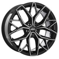 Oxigin 26 Oxid black full polish Wheel 8,5x19 - 19 inch 5x108 bold circle