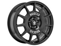Sparco SPARCO TERRA MATT BLACK + WHITE LETTERING Wheel 8x18 - 18 inch 5x108 bolt circle
