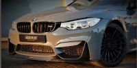 Aerodynamics front lip spoiler carbon linen fits for BMW M3 M4 F80/F82/83