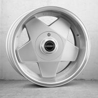 Borbet A silver polished Wheel 7x15 inch 5x114,3 bolt circle