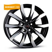 Borbet CW 5 black polished matt Wheel 7,5x18 inch 5x127 bolt circle