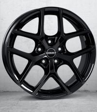 Borbet Y black glossy Wheel 8,5x20 inch 5x114,3 bolt circle