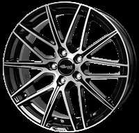 Brock B34 black shiny Wheel - 8x18 - 5x114,3