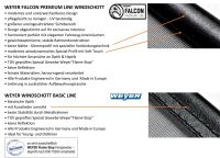 Weyer Falcon Premium wind deflector for Mercedes SL W113